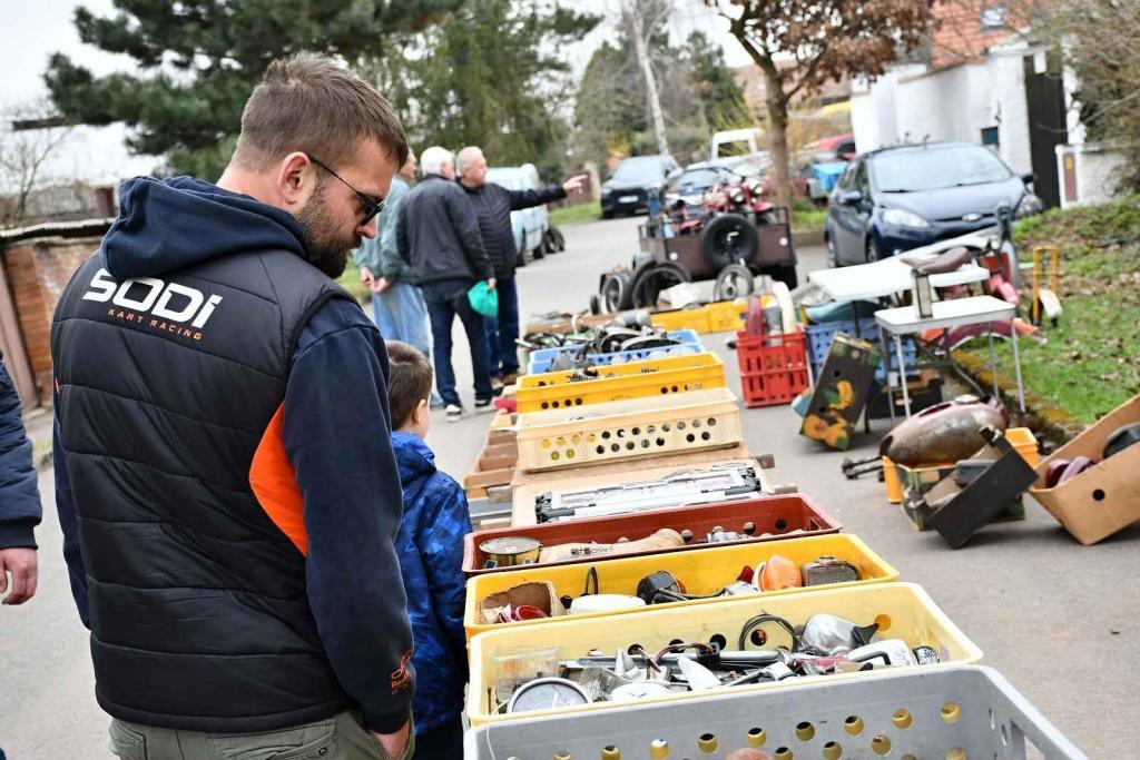 Auto-moto burza se v Hobšovicích konala v sobotu 29. března.