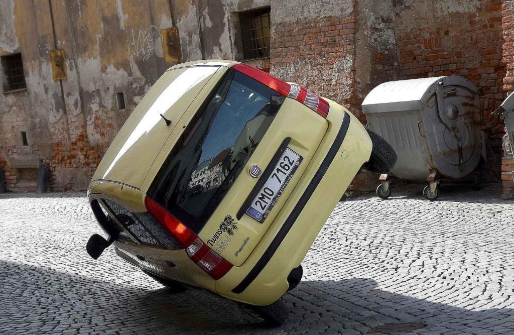 Z natáčení komedie Když se zhasne v Olomouci