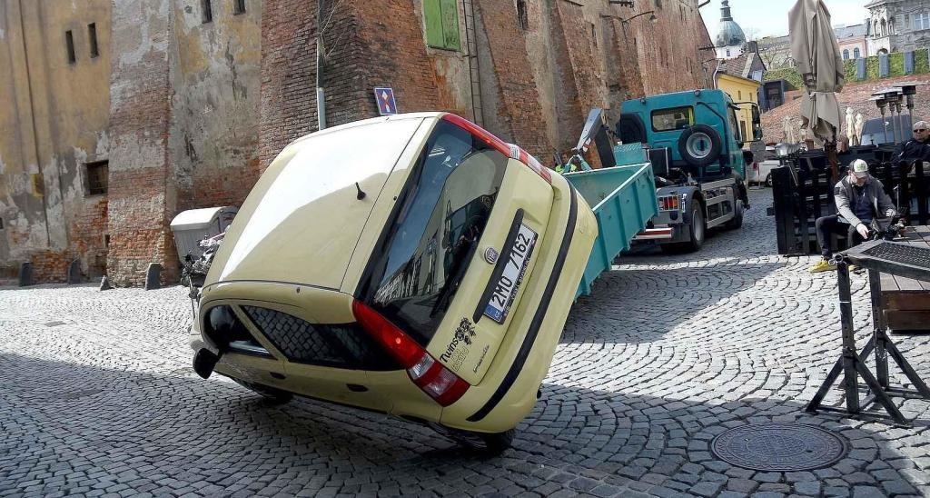 Z natáčení komedie Když se zhasne v Olomouci
