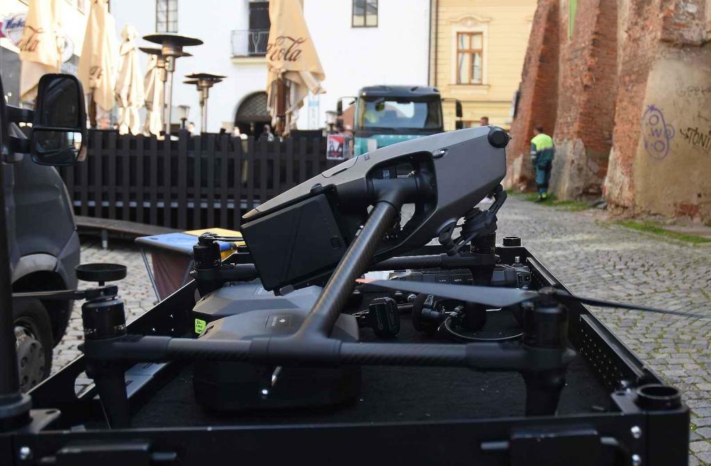 Z natáčení komedie Když se zhasne v Olomouci