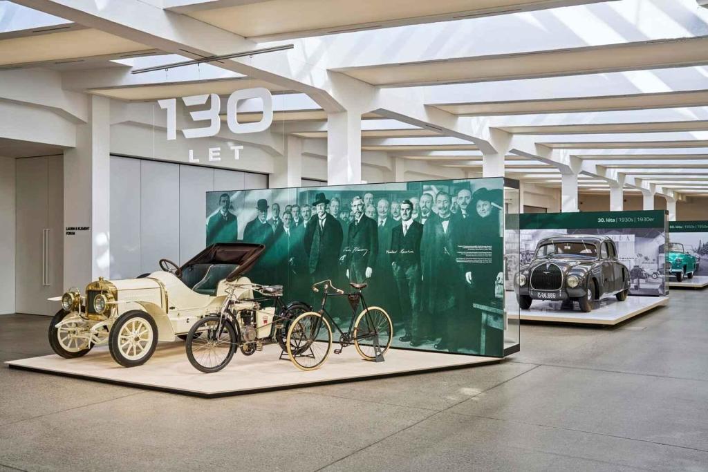 Výstava k příležitosti oslav 130 let automobilky Škoda Auto