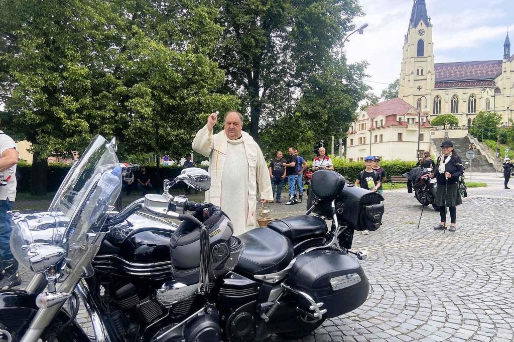 Žehnání motorkářům Orlová, 7. 6. 2025