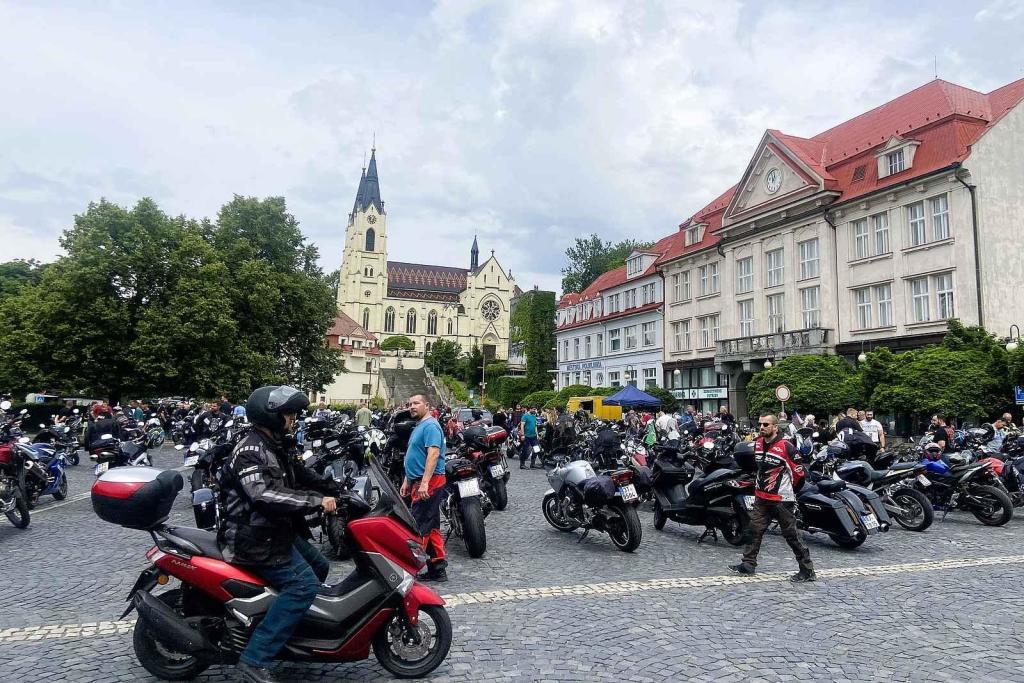 Žehnání motorkářům Orlová, 7. 6. 2025