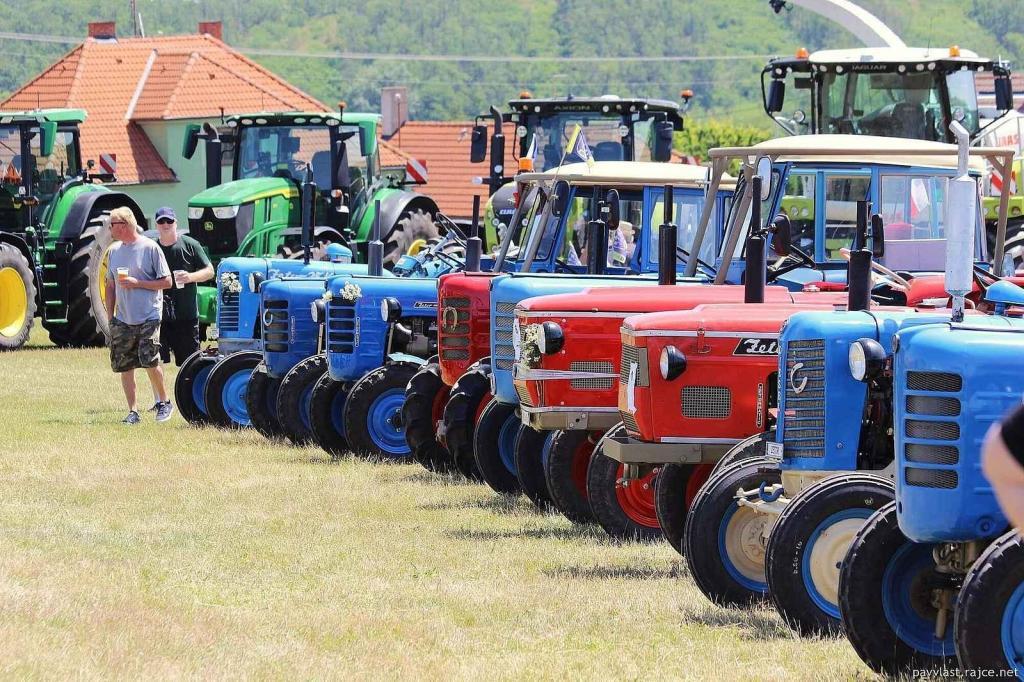 Traktoriáda se konala v sobotu 14. června v Tvořihrázi.