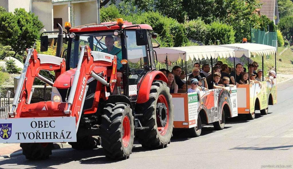 Traktoriáda se konala v sobotu 14. června v Tvořihrázi.