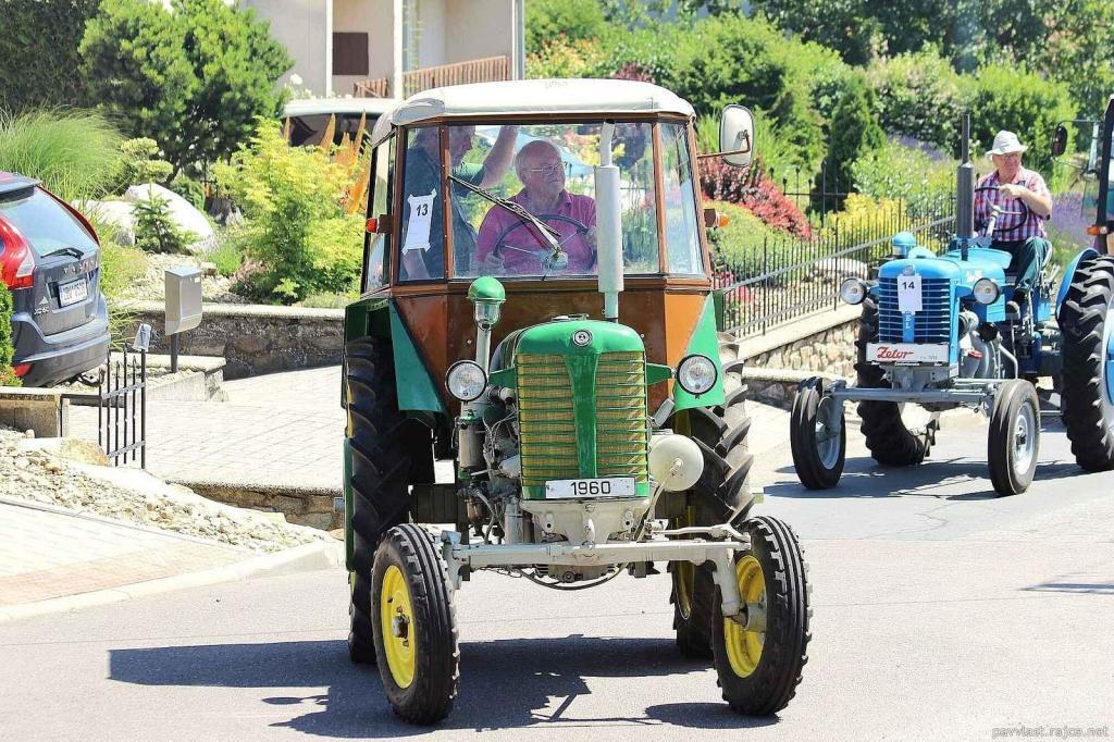 Traktoriáda se konala v sobotu 14. června v Tvořihrázi.