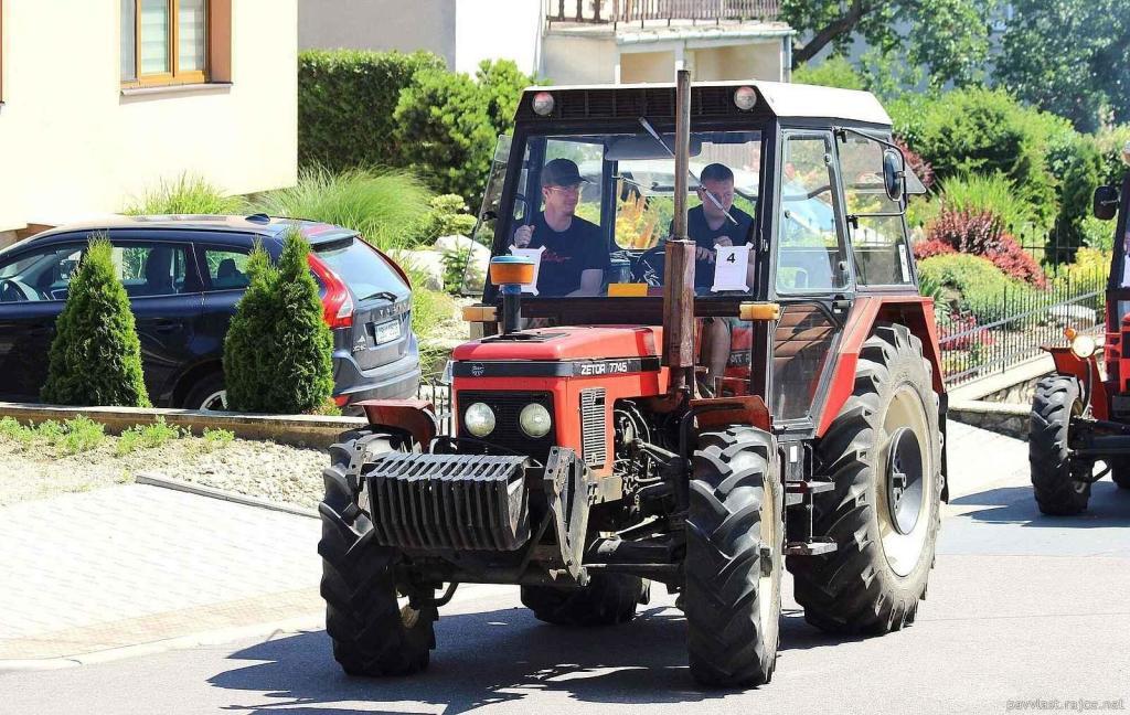 Traktoriáda se konala v sobotu 14. června v Tvořihrázi.