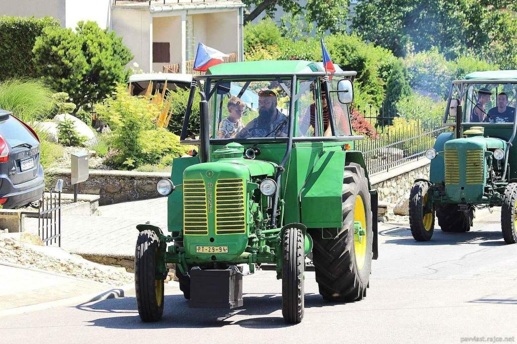 Traktoriáda se konala v sobotu 14. června v Tvořihrázi.
