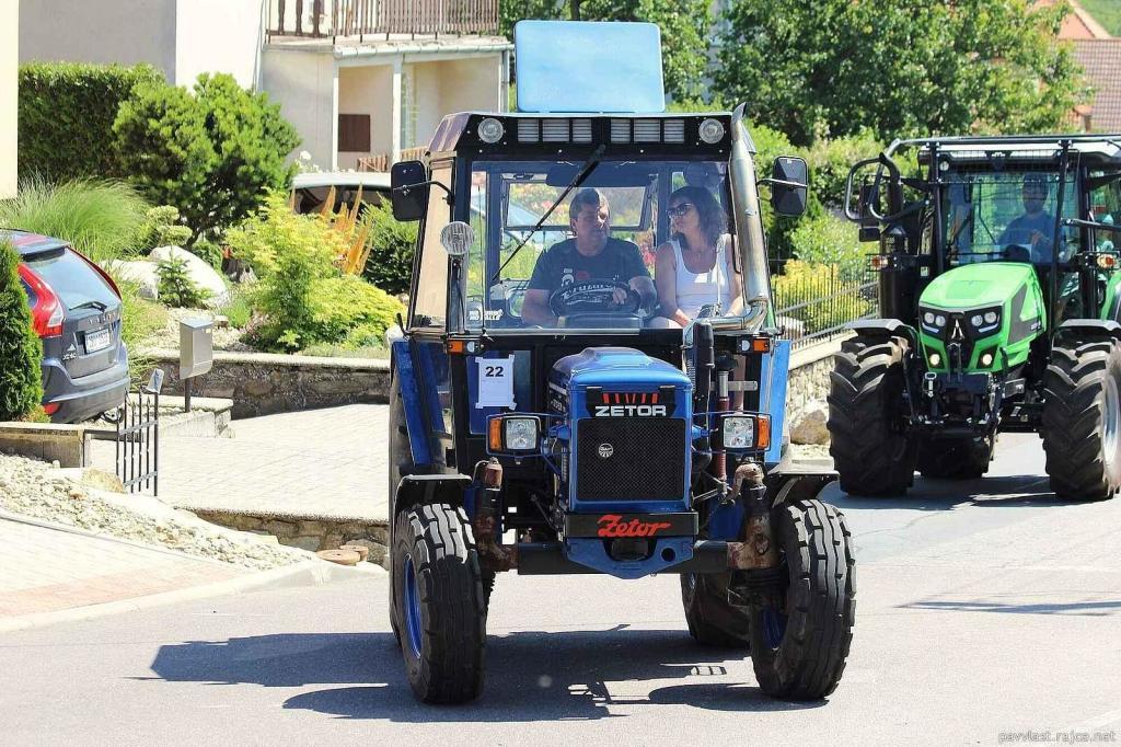 Traktoriáda se konala v sobotu 14. června v Tvořihrázi.