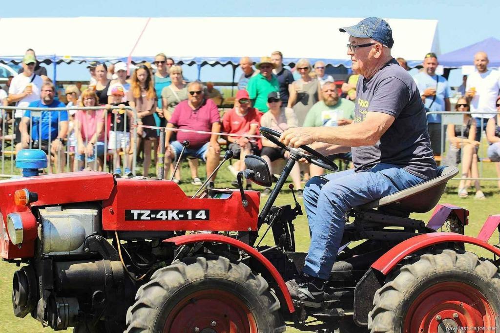 Traktoriáda se konala v sobotu 14. června v Tvořihrázi.