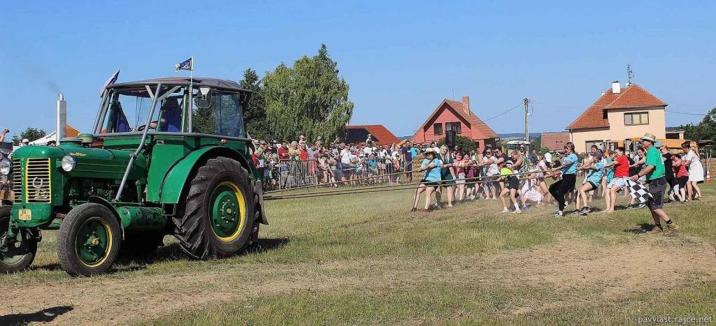 Traktoriáda se konala v sobotu 14. června v Tvořihrázi.