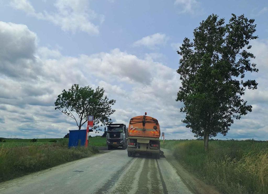 Na budování dálnice D7 je dopravní omezení