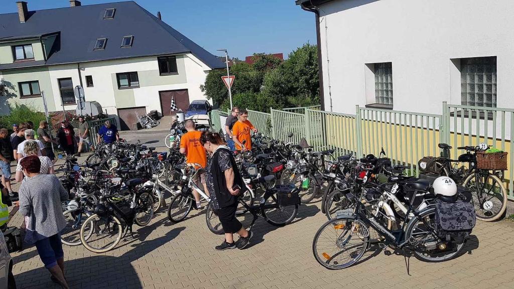 9. setkání motokol značky Solex v Táboře.