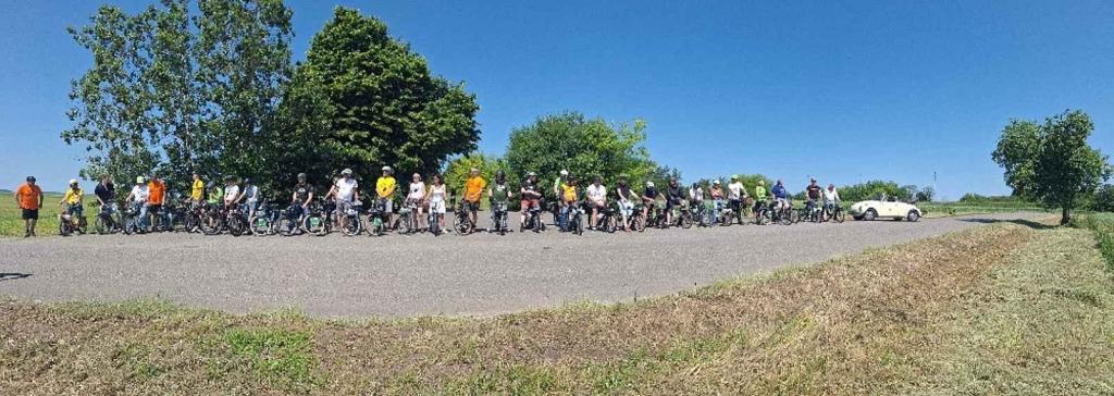 9. setkání motokol značky Solex v Táboře.