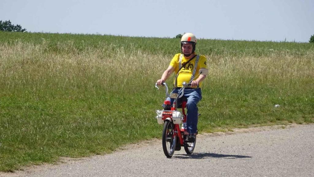9. setkání motokol značky Solex v Táboře.