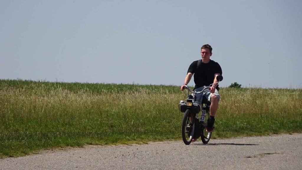 9. setkání motokol značky Solex v Táboře.