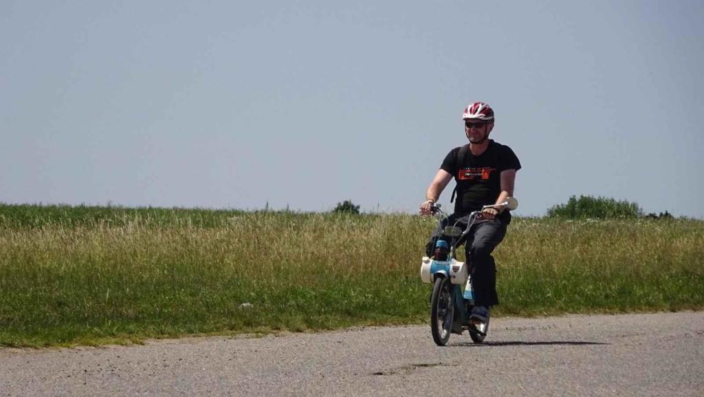 9. setkání motokol značky Solex v Táboře.