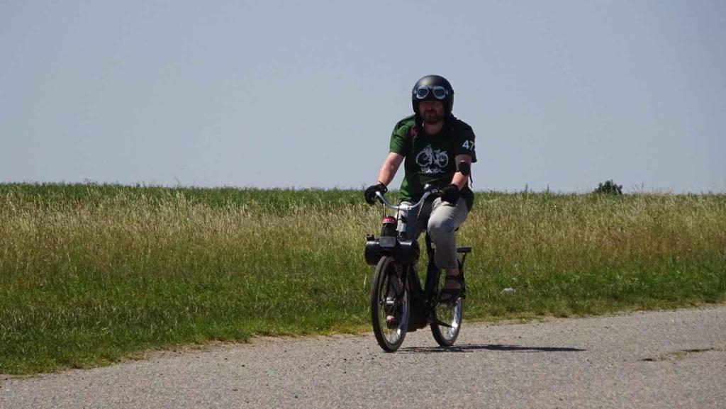 9. setkání motokol značky Solex v Táboře.