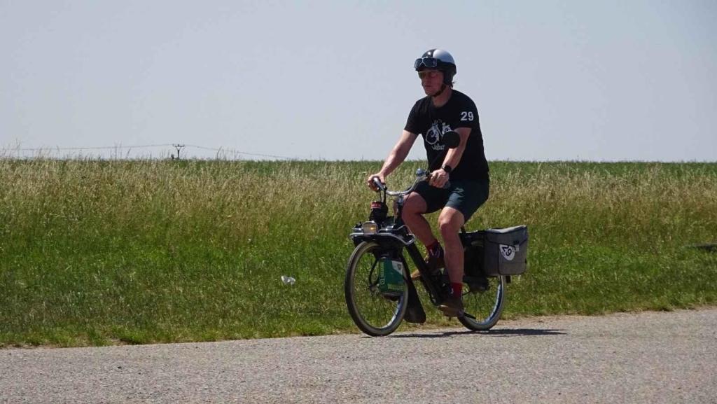 9. setkání motokol značky Solex v Táboře.