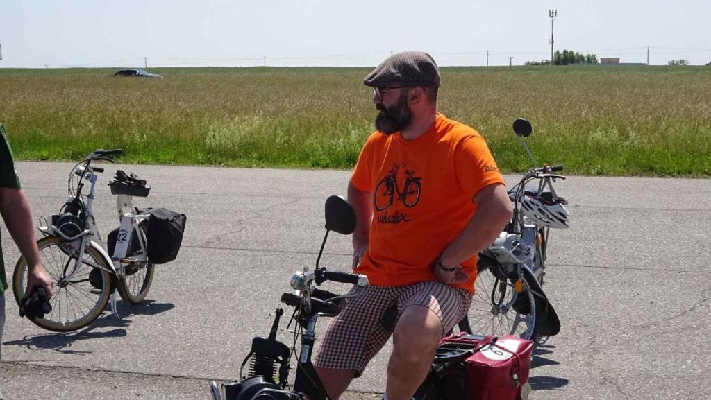 9. setkání motokol značky Solex v Táboře.