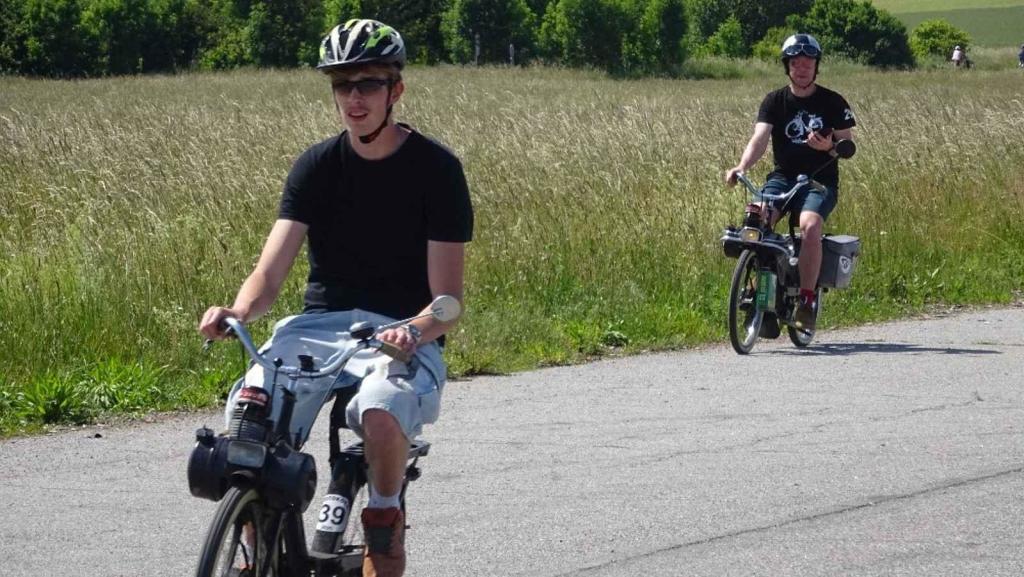 9. setkání motokol značky Solex v Táboře.