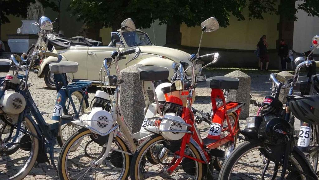 9. setkání motokol značky Solex v Táboře.