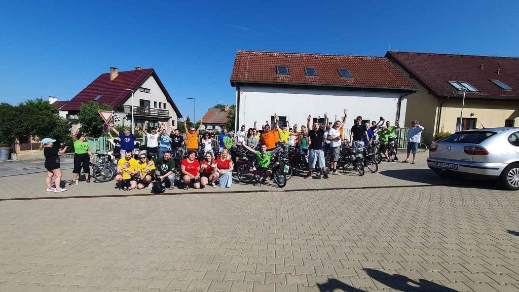 9. setkání motokol značky Solex v Táboře.