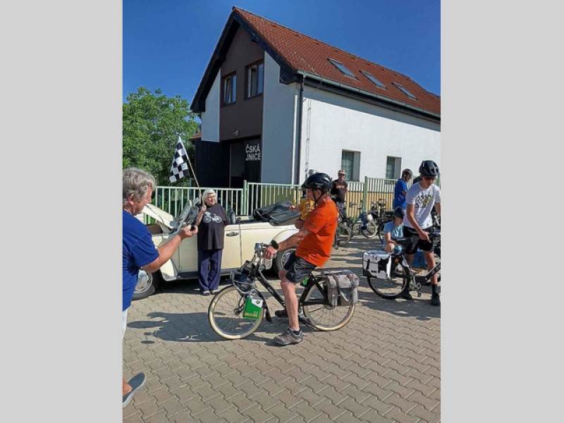 9. setkání motokol značky Solex v Táboře.
