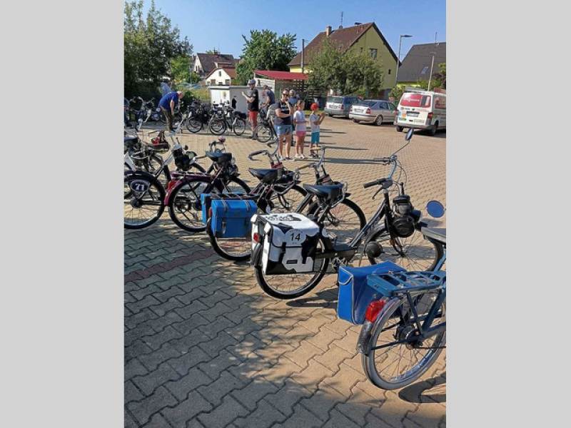 9. setkání motokol značky Solex v Táboře.