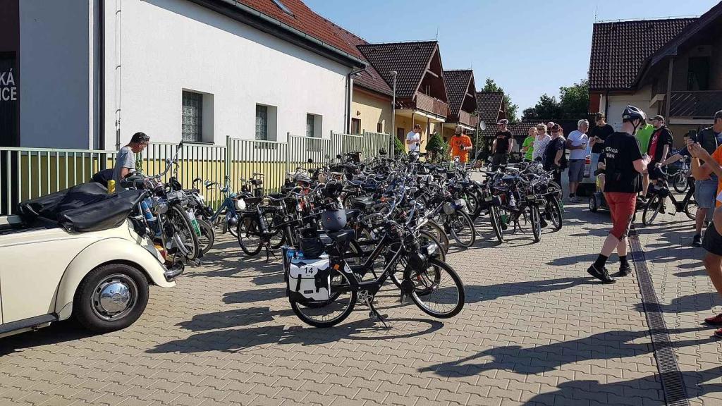 9. setkání motokol značky Solex v Táboře.