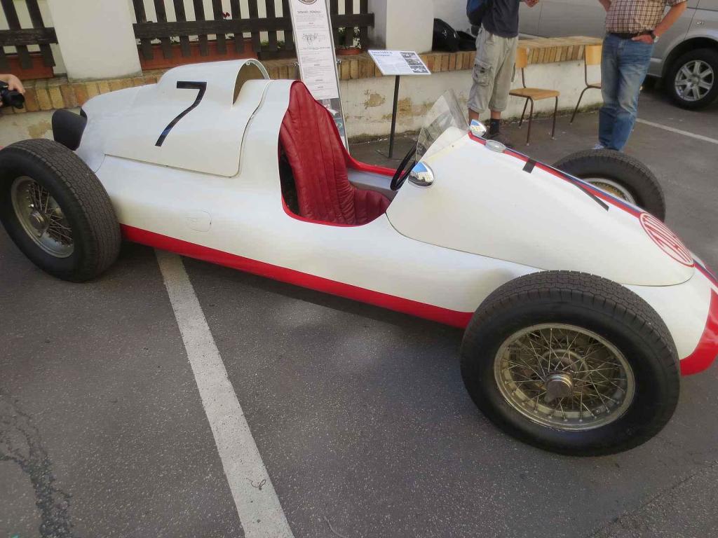 Tatra 607-2 monopost na výstavě sportovních atomobilů v roce 2017.