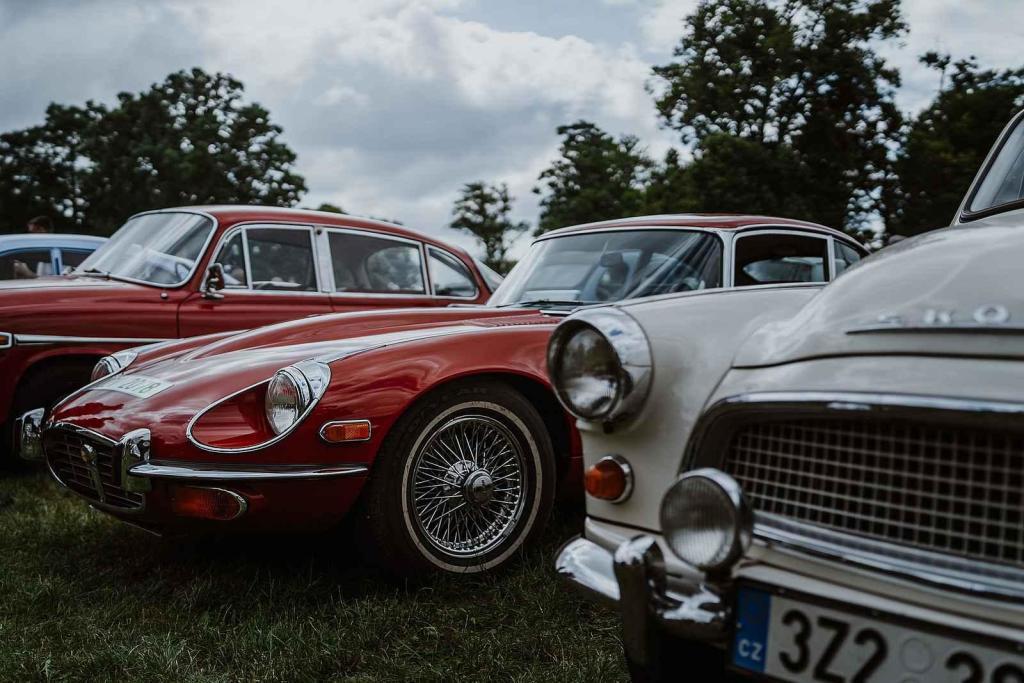 Veteranfest ve slavkovském zámeckém parku