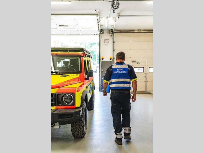 Foto: Dajbych 4x4/Ivo Trzaskalik Praha – Nový vůz pražských záchranářů – Ineos Grenadier v úpravě Ambulance.