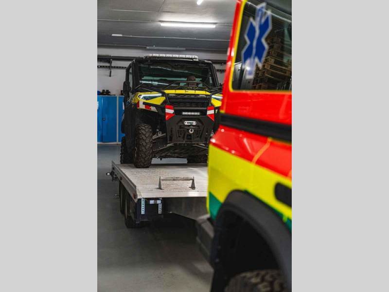Foto: Dajbych 4x4/Ivo Trzaskalik Praha – Nový vůz pražských záchranářů – Ineos Grenadier v úpravě Ambulance.