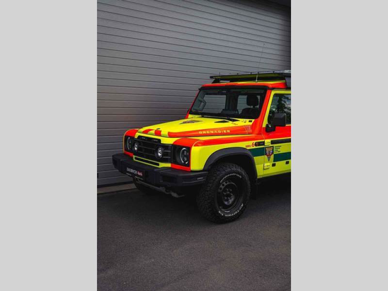 Foto: Dajbych 4x4/Ivo Trzaskalik Praha – Nový vůz pražských záchranářů – Ineos Grenadier v úpravě Ambulance.