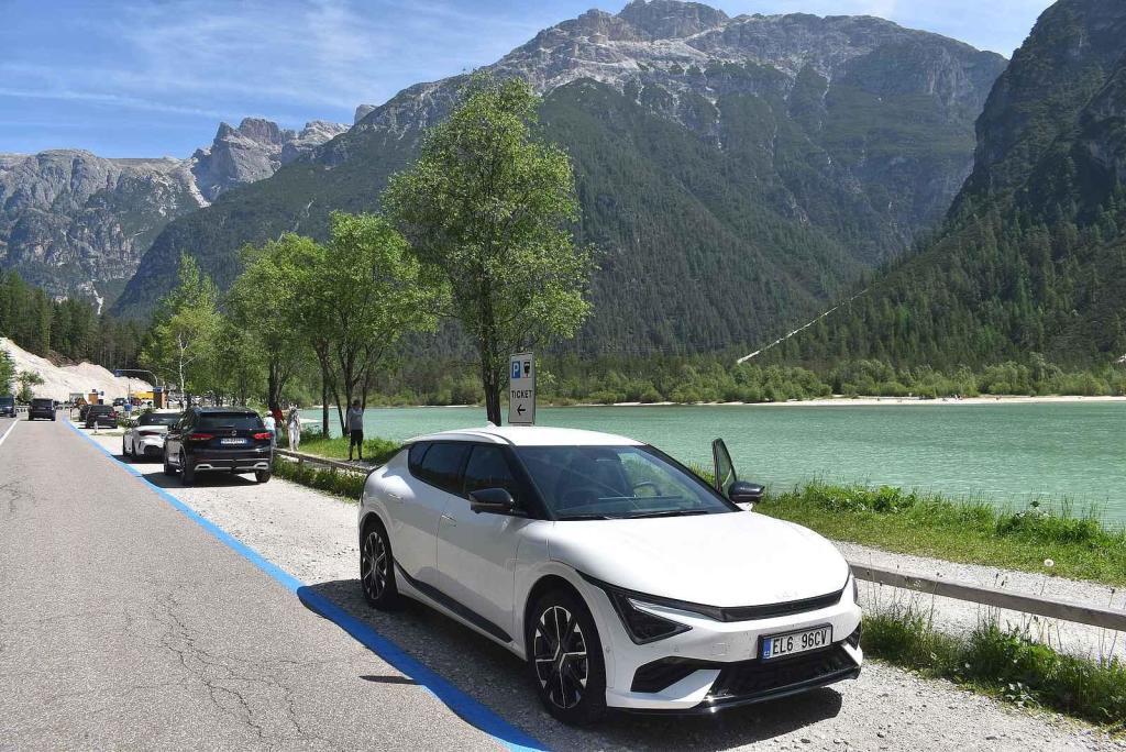 Elektrická Kia EV6.
