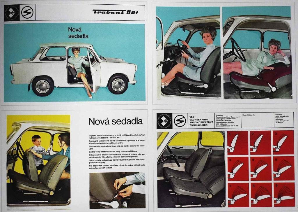 Automobilka propagovala i drobné změny typu jiné sedačky.