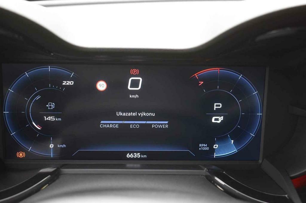 Digitální přístrojový štít.