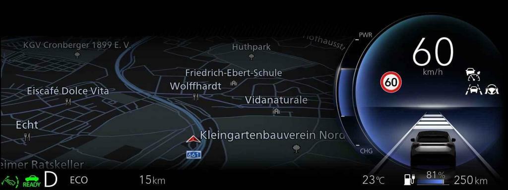 Digitální přístrojovka je rovněž novinkou.