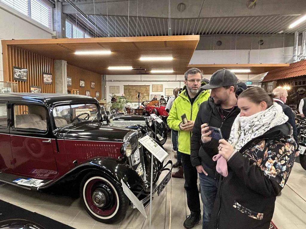 Den otevřených vrat v muzeu Veteran Praga Otrokovice, 22.11.2025.