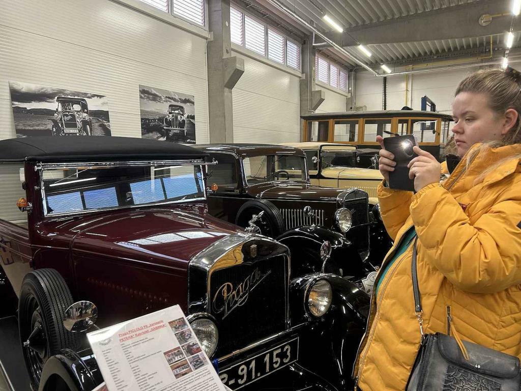 Den otevřených vrat v muzeu Veteran Praga Otrokovice, 22.11.2025.