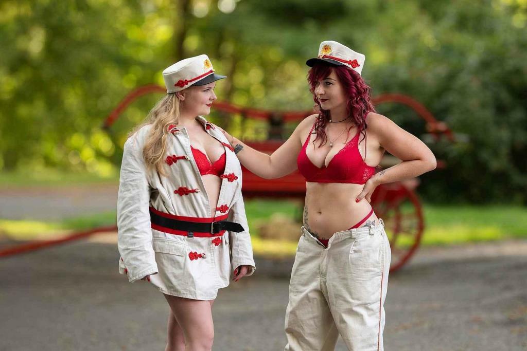 Hasičky z SDH Dolce na jihu Plzeňska nafotily odvážný kalendář