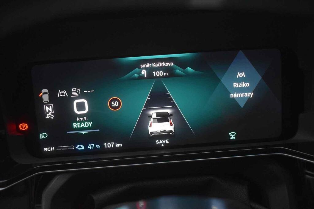 Digitální přístrojový štít.