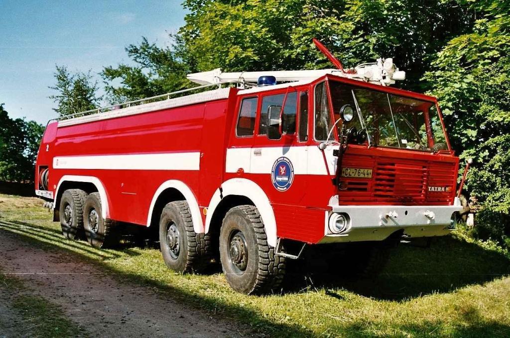 Tatry 813 8x8 se využívaly také jako hasičské speciály