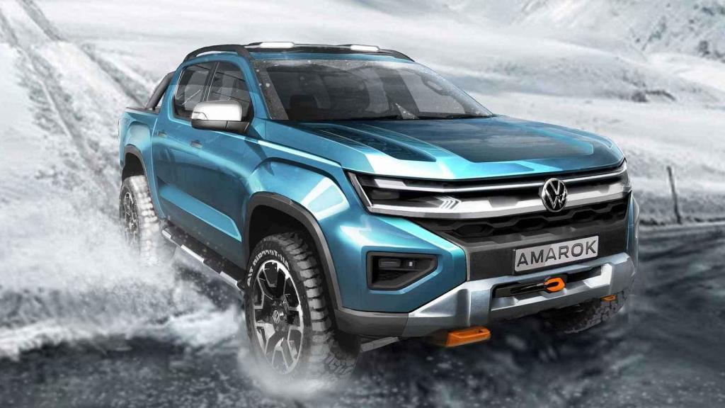 Zpřesněná skica nového VW Amarok