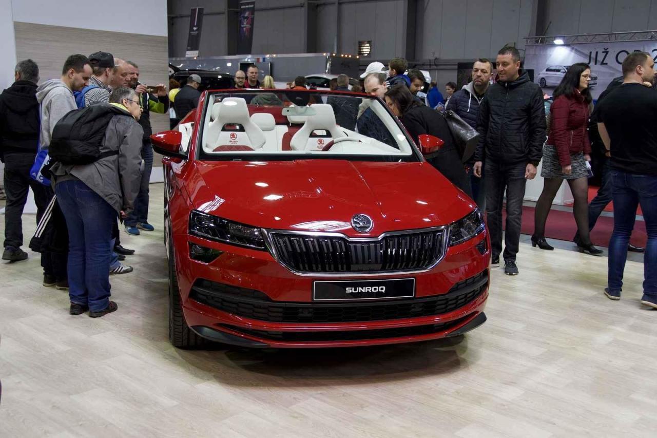 Auta na pražské Autoshow