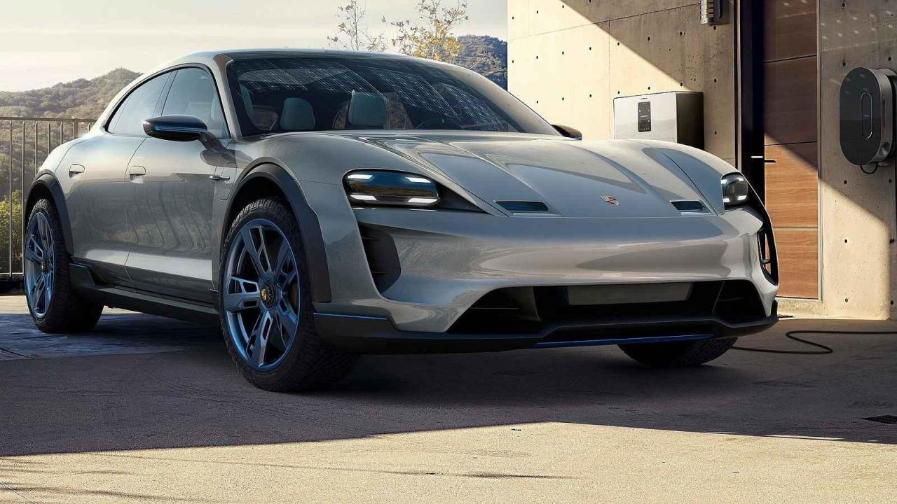 Koncept Porsche Mission E Cross Turismo