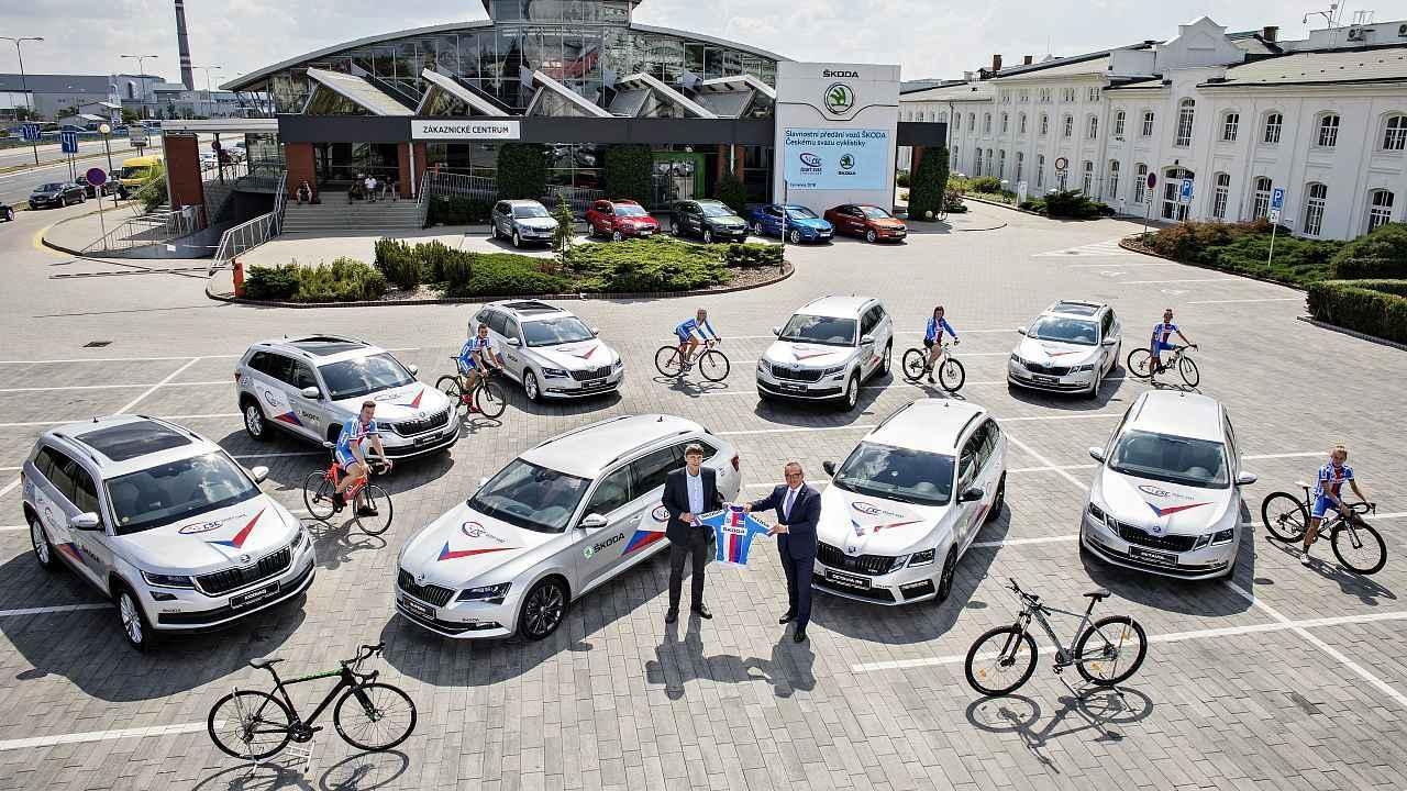 Škoda podpoří české závodní cyklisty