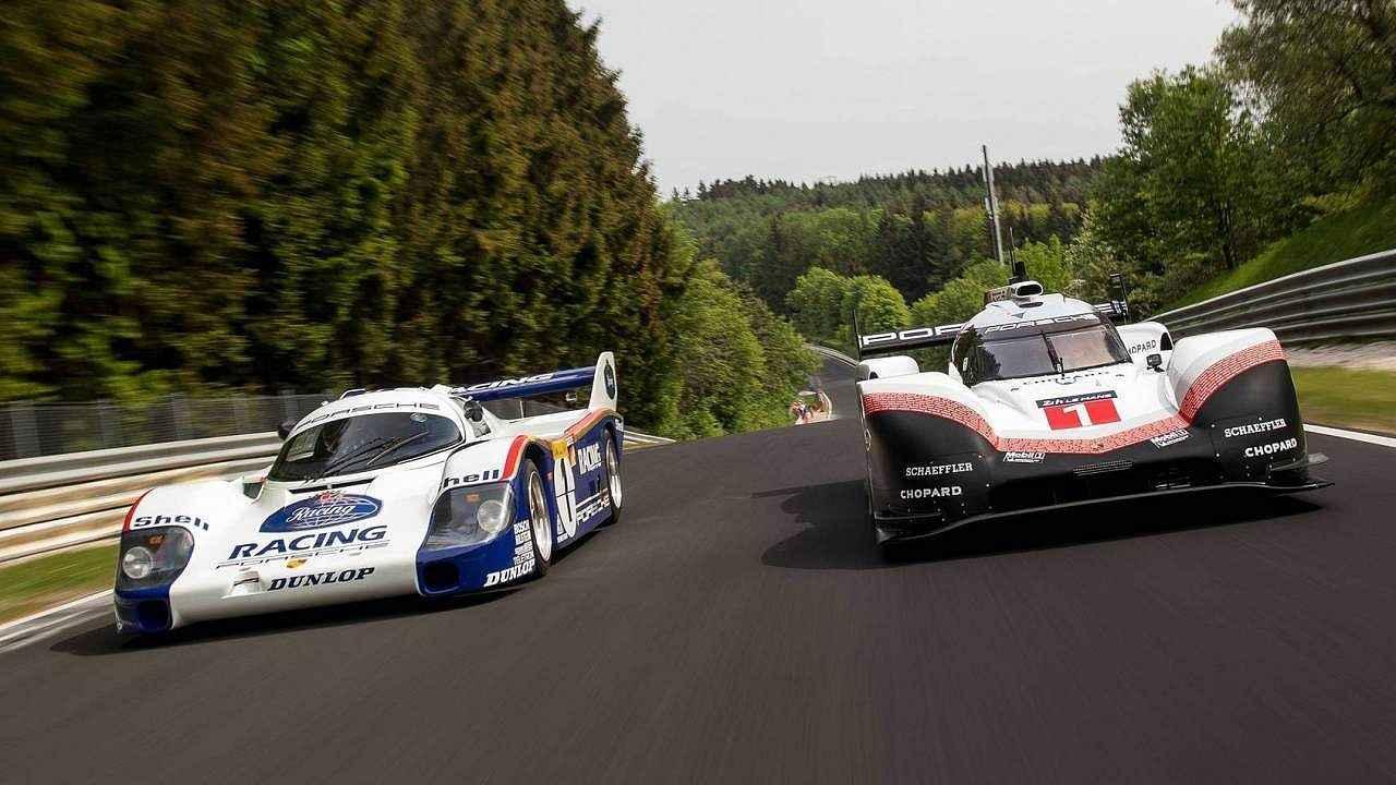 Porsche 956 a 919 Hybrid Evo.