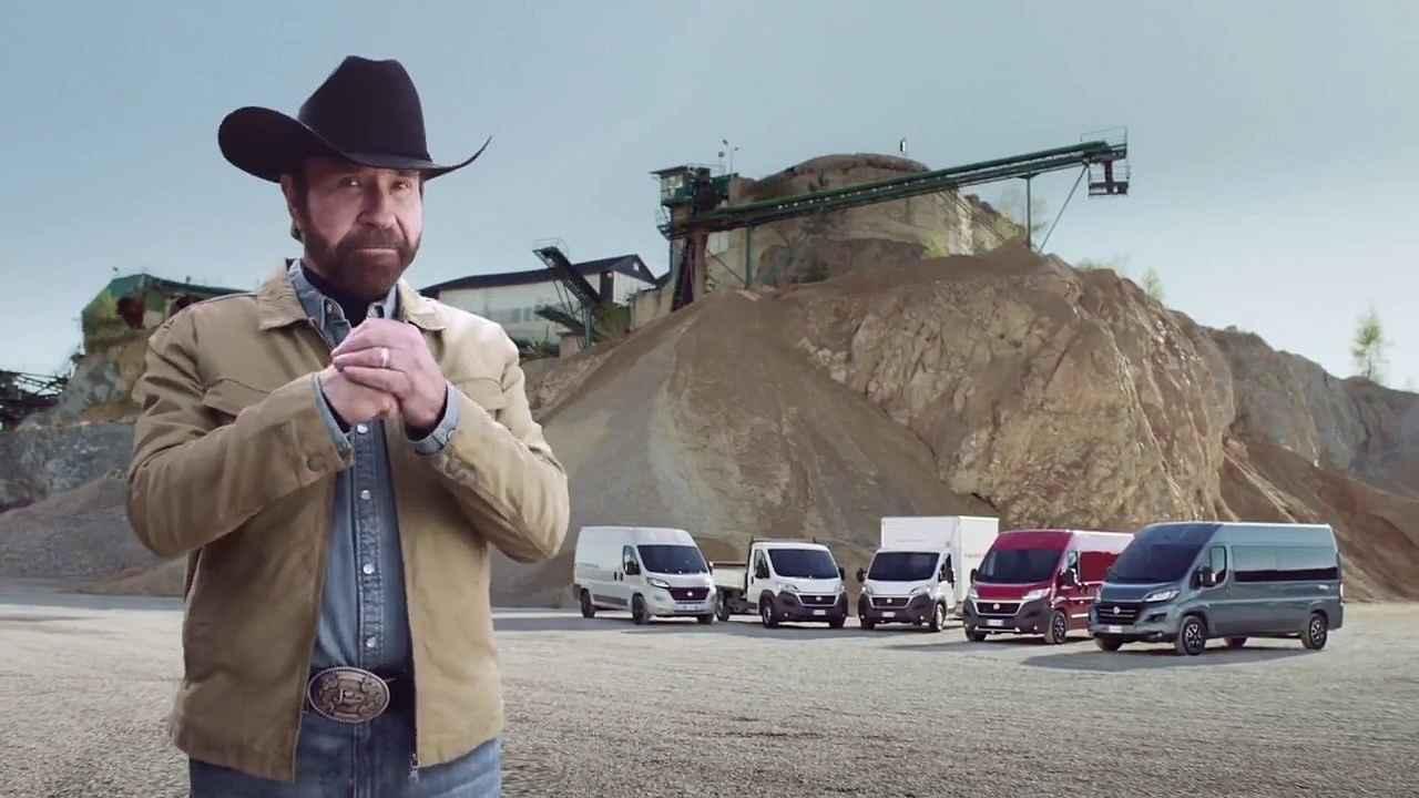 Akční legenda Chuck Norris jako tvář značky Fiat Professional.